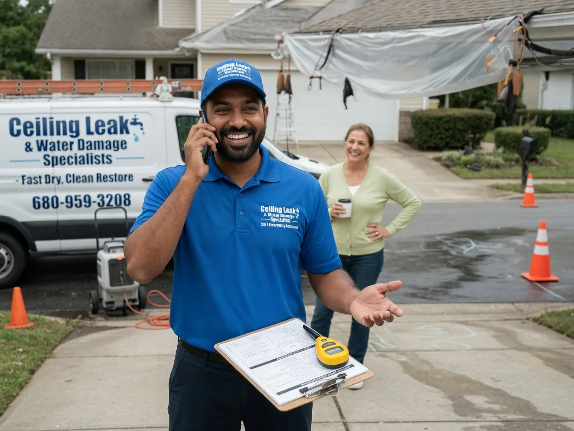 Ceiling Leak Cleanup Brookhaven, GA FAQs